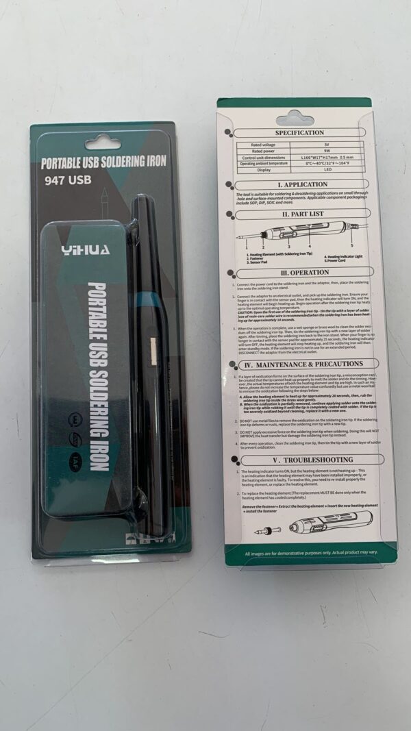 Yaxun USB Cordless Soldering Iron | Portable Wireless Electric Tool