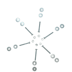 3mm x 15mm M3 Long Slotted Machine Screws Plus Nut & Washer
