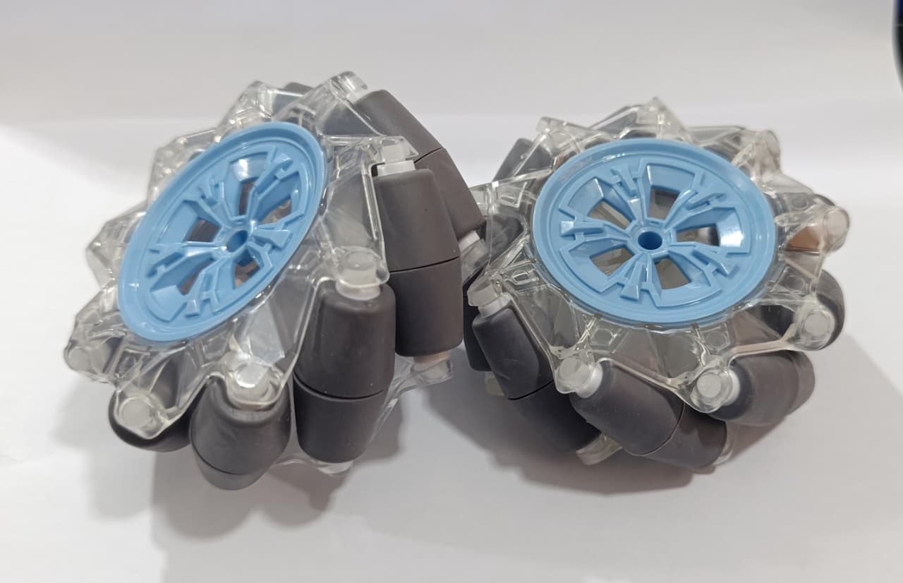(Pair Left + Right) 95mm Mecanum Omni-directional Wheels