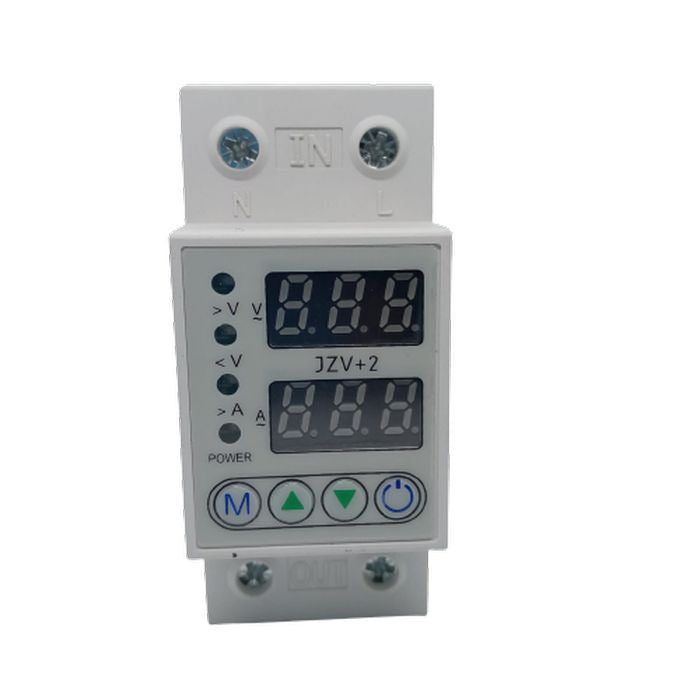 Adjustable Over Voltage Current and Under Voltage Protective Device Protector Relay 63A and 40 A 220V 230V