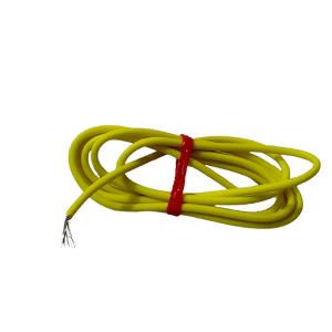 Yellow 1m Solderable Wire Hard Wires For Wiring Jumper Wire Wiring Cable