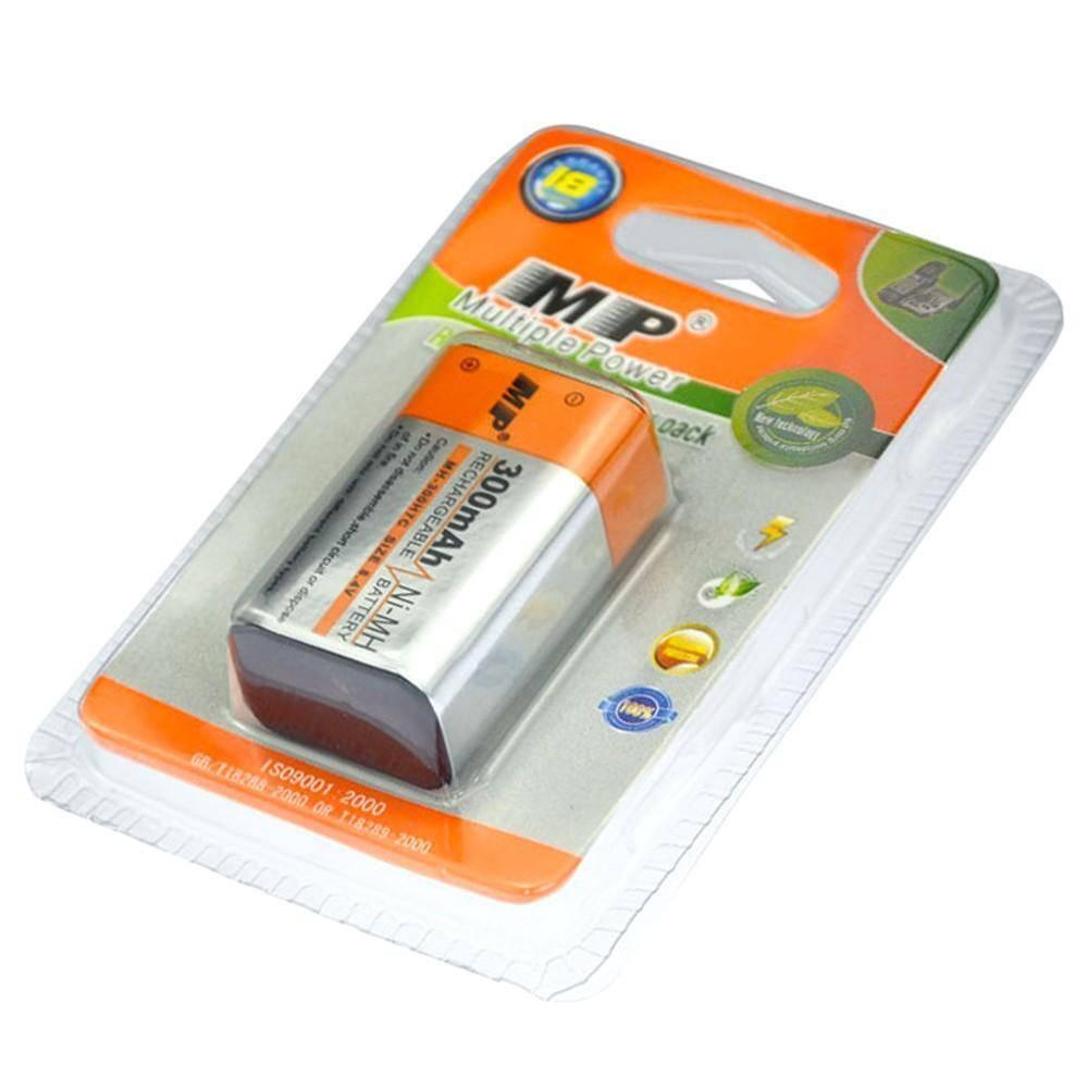 Rechargeable 9 Volt battery MP 9v battery 300mAh