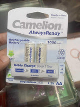 Original Aa 1.2v Camelion Rechargeable Cell Original Battery Aa Camelion 1000mah Always Ready Rechargeable Cell Pack