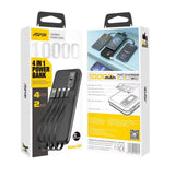 Aspor A300 10000mah Li-polymer Battery 4 In1 Power Bank
