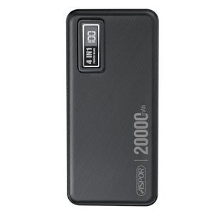 Aspor A301 4 In 1 Power Bank 20000mah With Lcd Digital Display