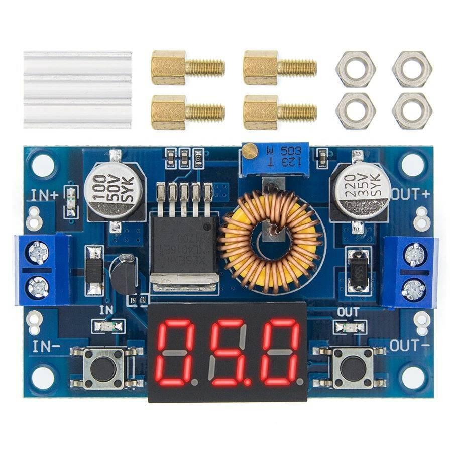 Adjustable Step Down Power Supply Module With Voltmeter Display Xl4015