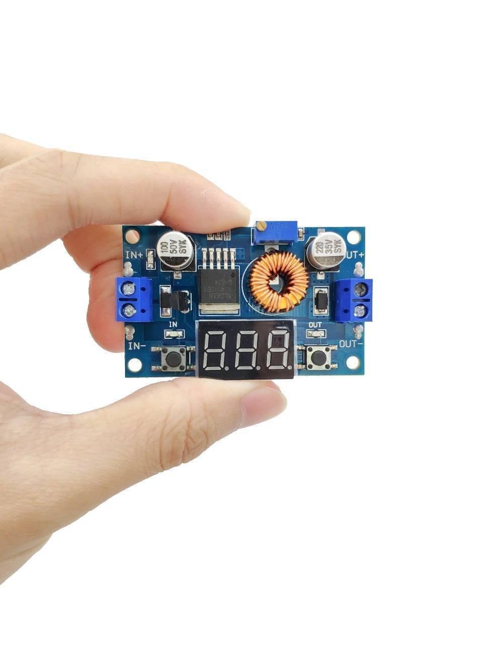 Adjustable Step Down Power Supply Module With Voltmeter Display Xl4015