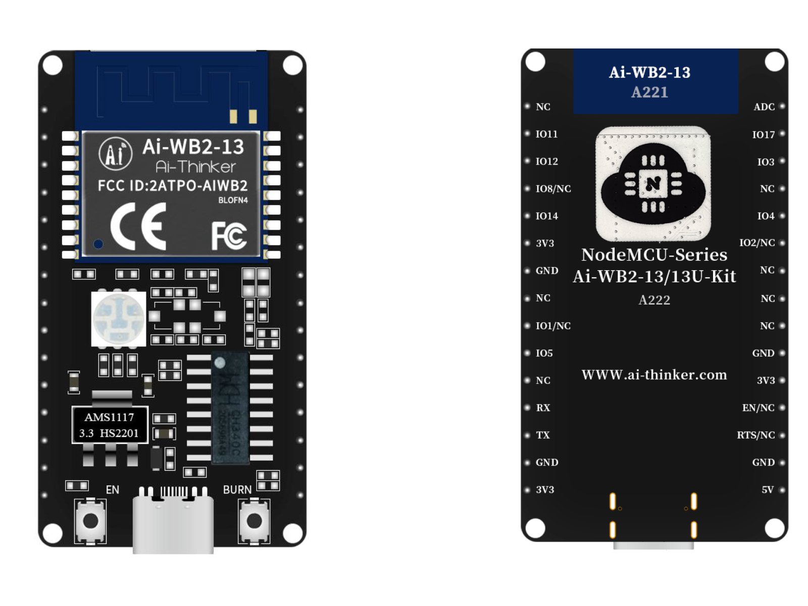 Ai-thinker Nodemcu-ai-wb2-13 Wifi Bluetooth 5.0 Module