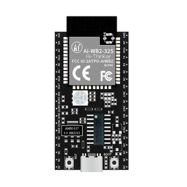 Ai-wb2-32s Nodemcu-ai-wb2-32s-kit Ai-wb2 2.4g Wifi+bluetooth-compatible Ble 5.0 Esp32-s Development Board Module Bl602 4mb