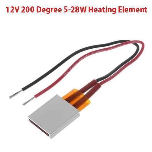 Aluminium Thermostat Heating Element Plate 12v 200℃