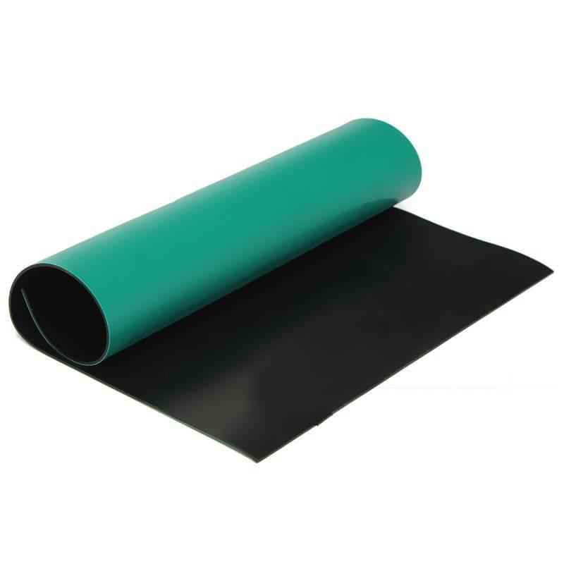 1m*1m*3mm Antistatic Esd Floor Mat/esd Rubber Table Mat For Production/s5 Pvc Antistatic Workbench Rubber Mat