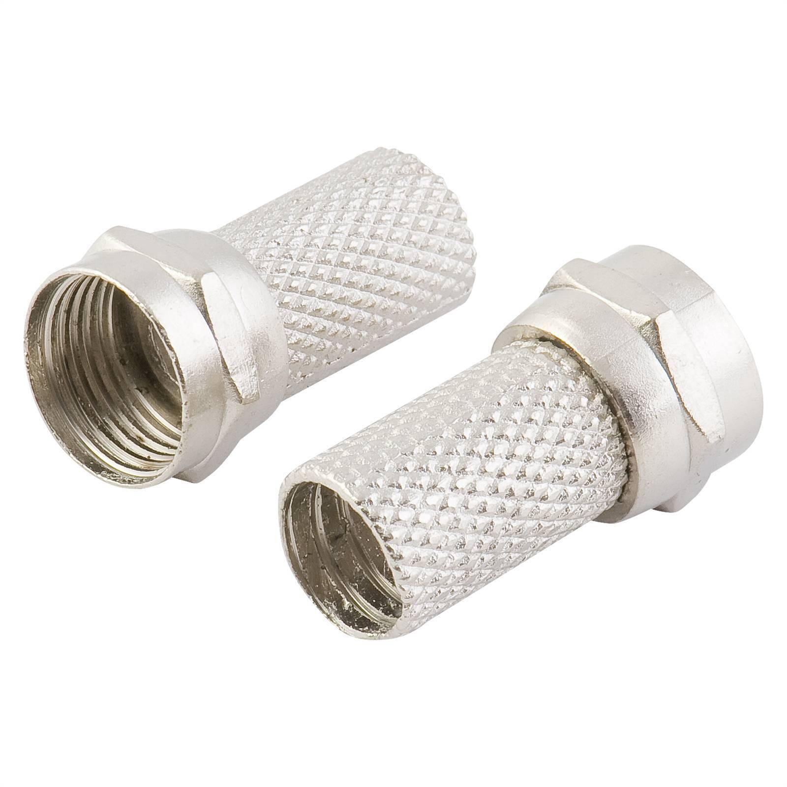 Antsig Rg6 Quad Shield Twist-on Cable Connector