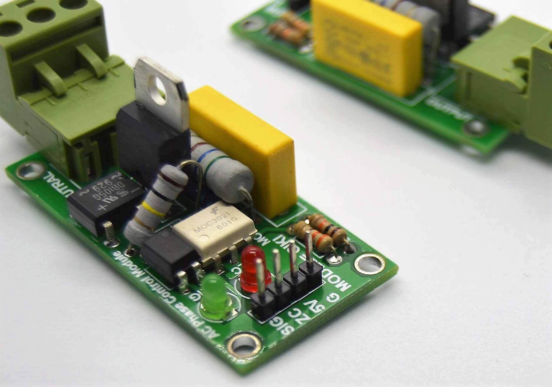 Discontinued 2amp 220v Ac Arduino 1 Channel Triac Module With Zero Crossing Sensor