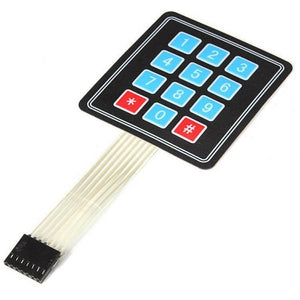Arduino 3x4 Keypad 4×3 Matrix 12 Keys Membrane Switch Keypad