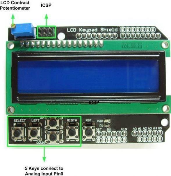 Arduino Lcd Keypad Shield