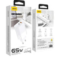 Aspor A851 Eu Charger Adapter 65w Qc3.0 Wall Multi Port Usb