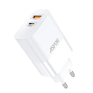 Aspor A851 Eu Charger Adapter 65w Qc3.0 Wall Multi Port Usb