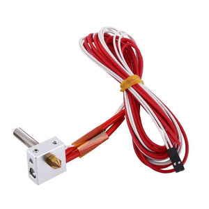 Assembled Aluminum Heating Block Extruder Hot End For 3d Printer 1.75mm Mk8
