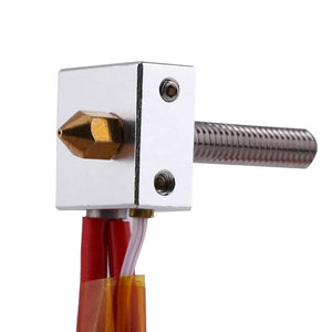 Assembled Aluminum Heating Block Extruder Hot End For 3d Printer 1.75mm Mk8