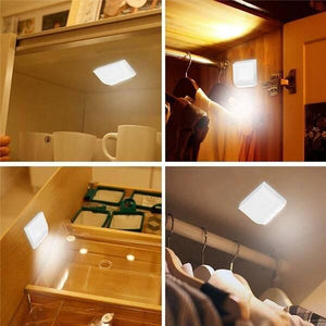 Auto Smart Led Induction Pir Motion Sensor Lamp Light For Drawer Cabinet Cupboard Closet Doors