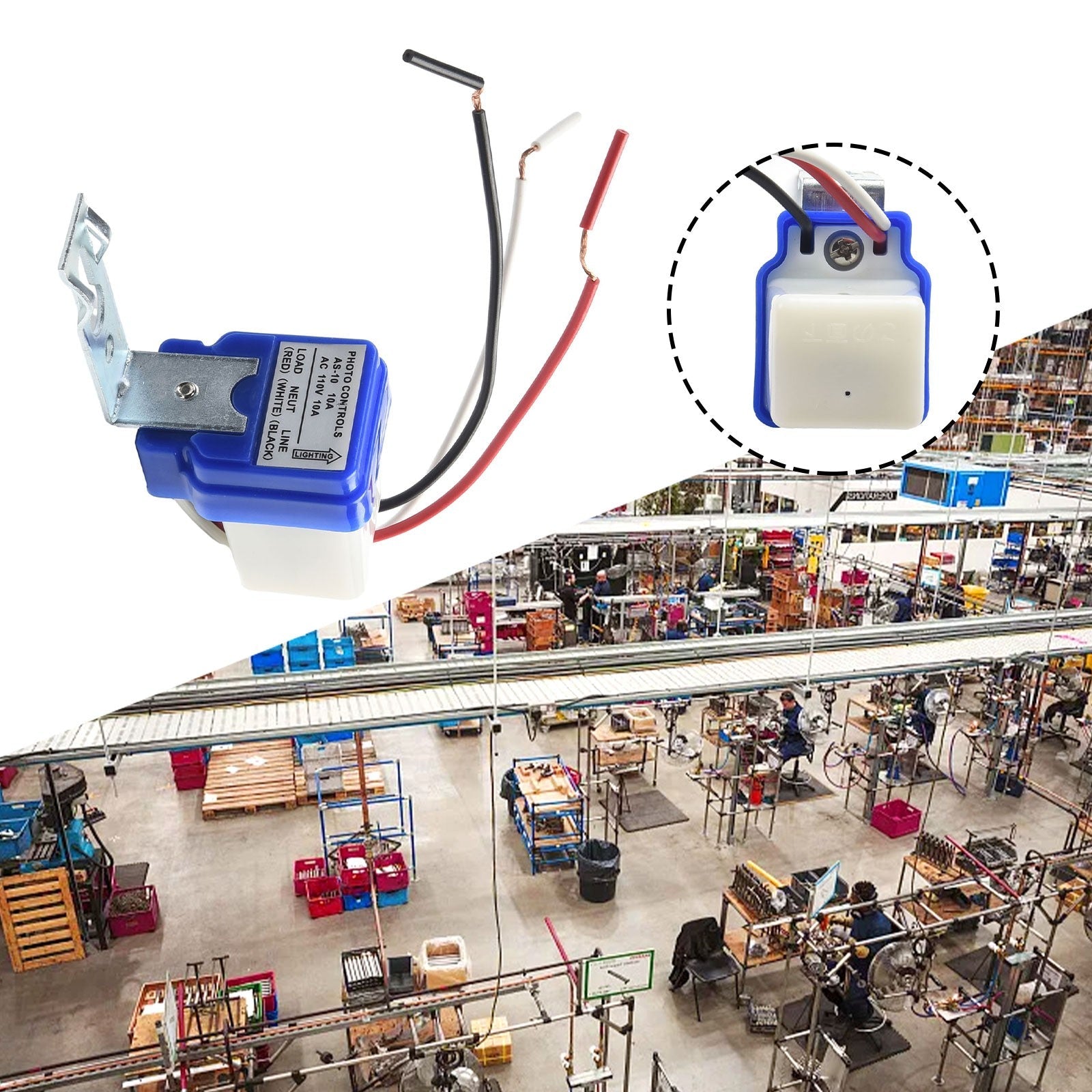 Bulk Orders| Photocell Automatic Light Control Sun Switch Ldr As-10-220 Day Night Sensor Switch