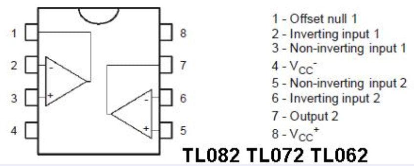 Tl072 Dual Low-noise Jfet-input General-purpose Operational Amplifier