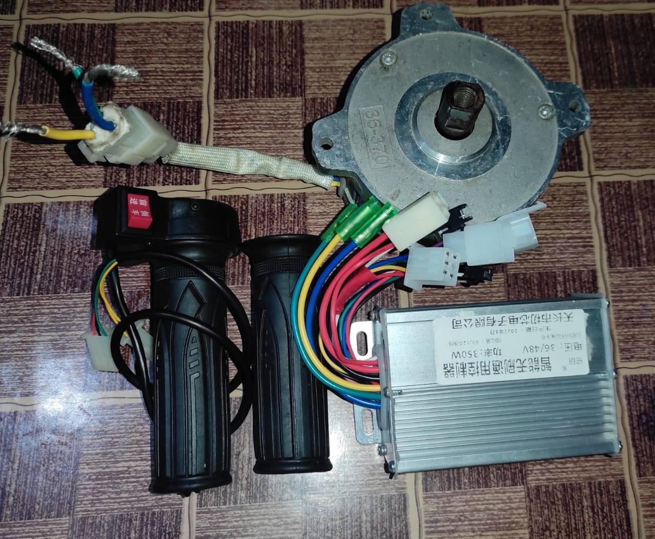 Electric Bike Electric Cycle Bldc Motor Controller And Throttle Handle Accelerator