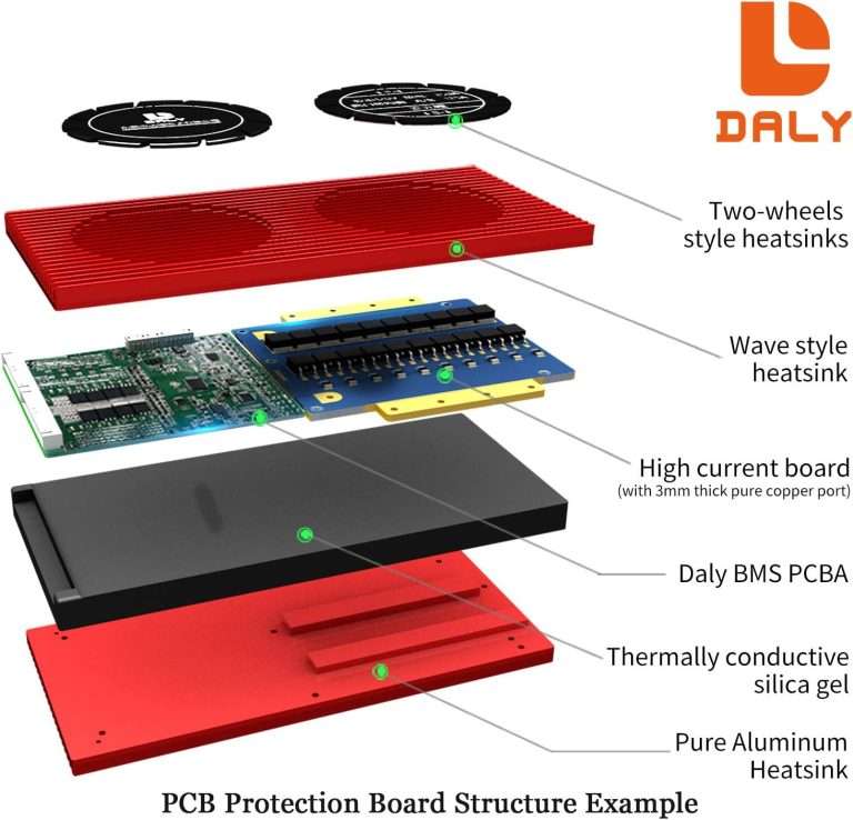 Daly 16s 48v 150a Bms With Bluetooth & Ntc Sensor For Lifepo4 Solar Inverter Ups Battery Pack