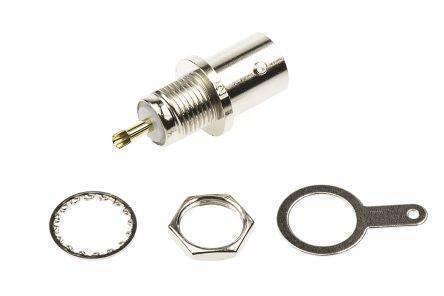 Bnc Chassis Mount Female Connector With Ground Tab Opek At-7031