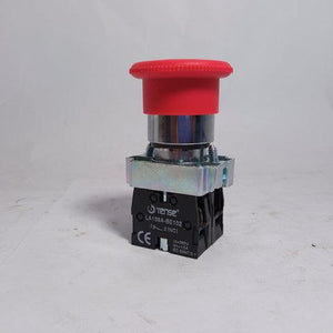 Turn To Release N/c Emergency Stop Switch Mushroom Push Button Switch