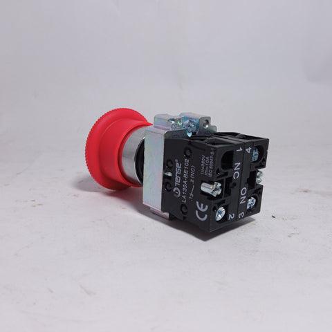 Turn To Release N/c Emergency Stop Switch Mushroom Push Button Switch