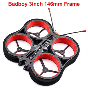 Badboy 3inch 146mm Full Carbon Fiber Hd Indoor Duct Fpv Racing Frame Kit For Rc Drone Multicopter Diy Motor Spare Parts Yyds