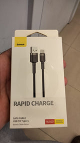 Baseus Rapid Charge Data Cable Usb To Type C