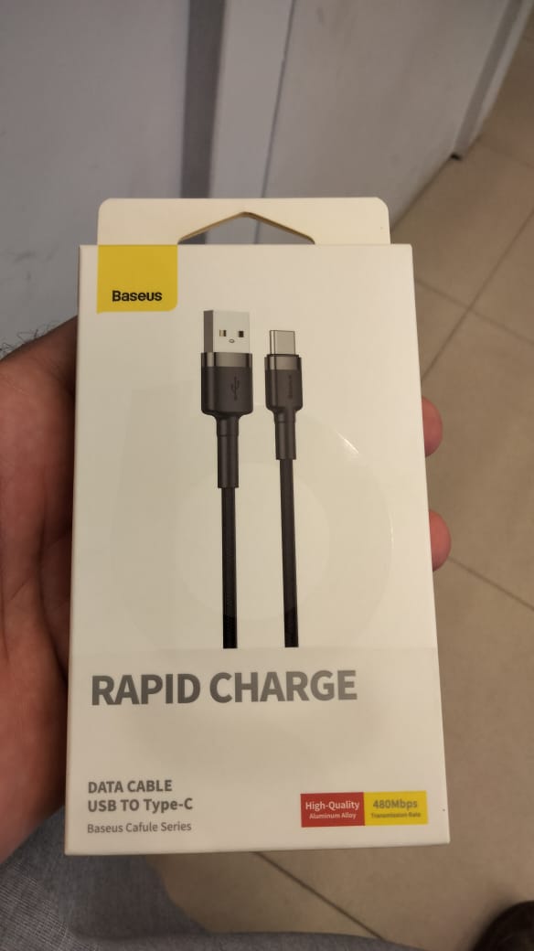Baseus Rapid Charge Data Cable Usb To Type C