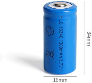 16340 Rechargeable Battery 100mah 3.7v Li-ion Cr123a