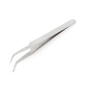 Bend Tweezers Stainless Steel Electronics Watchmakers Bent Tweezers