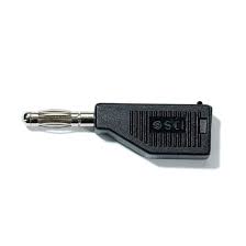 Black Stackable 4mm Banana Plugs Jacks Connector