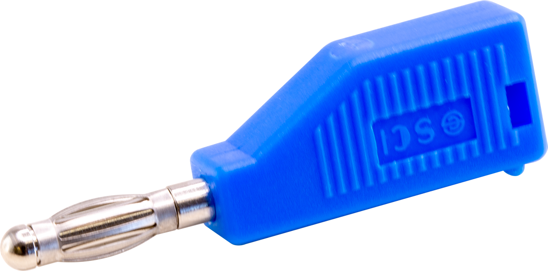 Blue Stackable 4mm Banana Plugs Jacks Connector