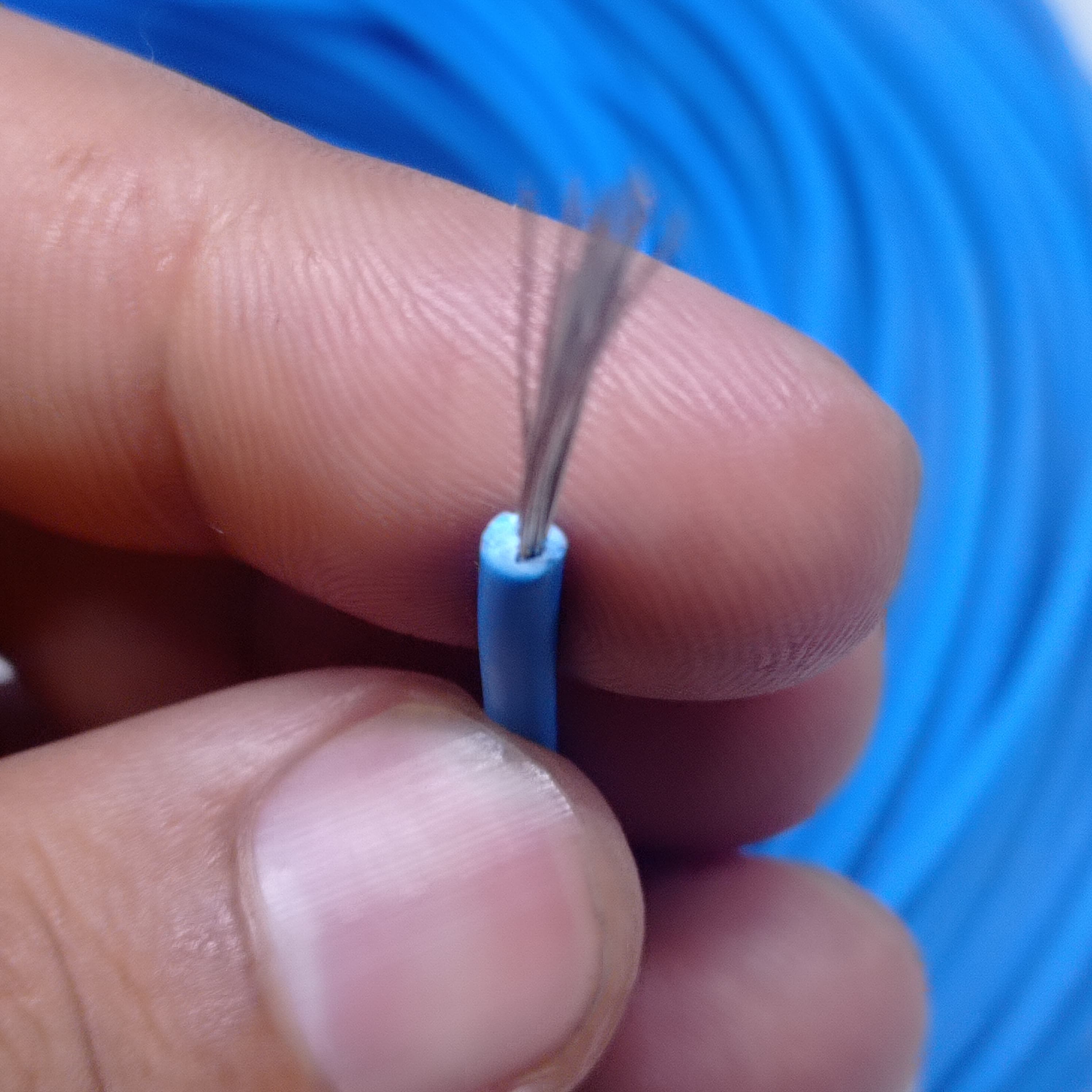 Blue 1.5mm Heat Resistance High Temperature Wire