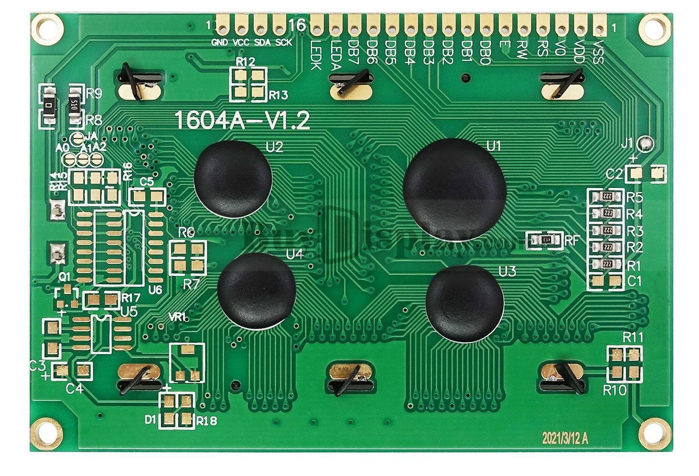 Blue Color 1604a Lcd 16x4 Lcd Display 1604 Lcd Display