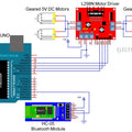 Components Of Making Bluetooth Controlled Robot Using Arduino Just component
