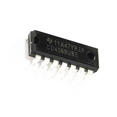 Cd4069 Not Gate Hex Inverter Ic Dip14