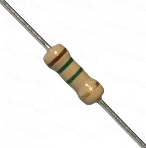 1.5m Ohm 1000 Pcs Of 1/4 Watt, Quarter Watt ,0.25W 5% Resistor