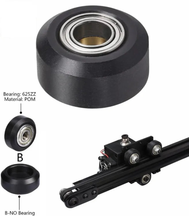 Cnc V-slot Passive Round Bearing Openbuilds Wheel Pom Mr105zz 625zz Bore 5mm In Pakstan