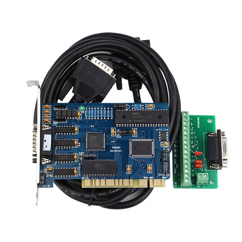 Cnc Control Board Nc Studio 3 Axis Pci Motion Control Card For Cnc Machine Cnc Interface Adapter Breakout Board