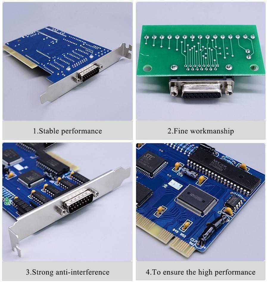 Cnc Control Board Nc Studio 3 Axis Pci Motion Control Card For Cnc Machine Cnc Interface Adapter Breakout Board
