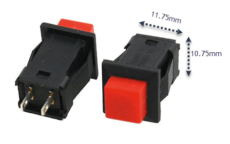 2 Pin Push Button 0.5a 220vac