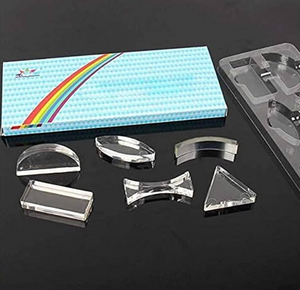 Parallel Lens Kit - 6 Piece Convex Lens Optical Experiment Set