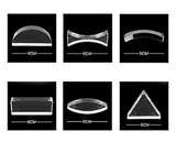 Parallel Lens Kit - 6 Piece Convex Lens Optical Experiment Set