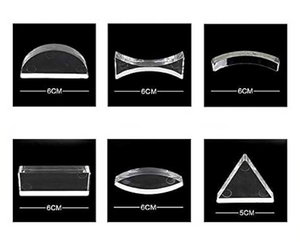 Parallel Lens Kit - 6 Piece Convex Lens Optical Experiment Set